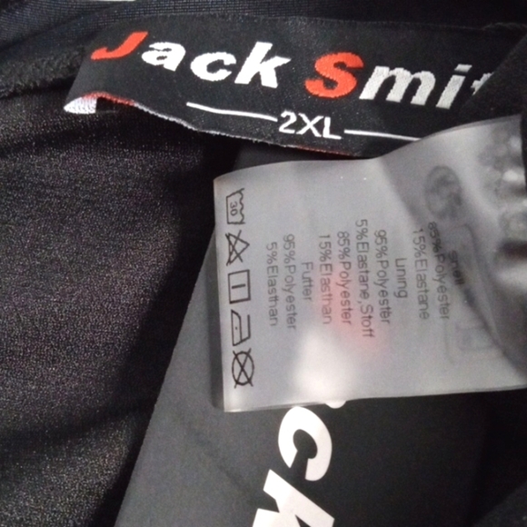 JACK SMITH BLACK LONG SLEEVE RUCHED ONE PIECE SWIMSUIT SIZE 2XL NWT - Picture 7 of 7